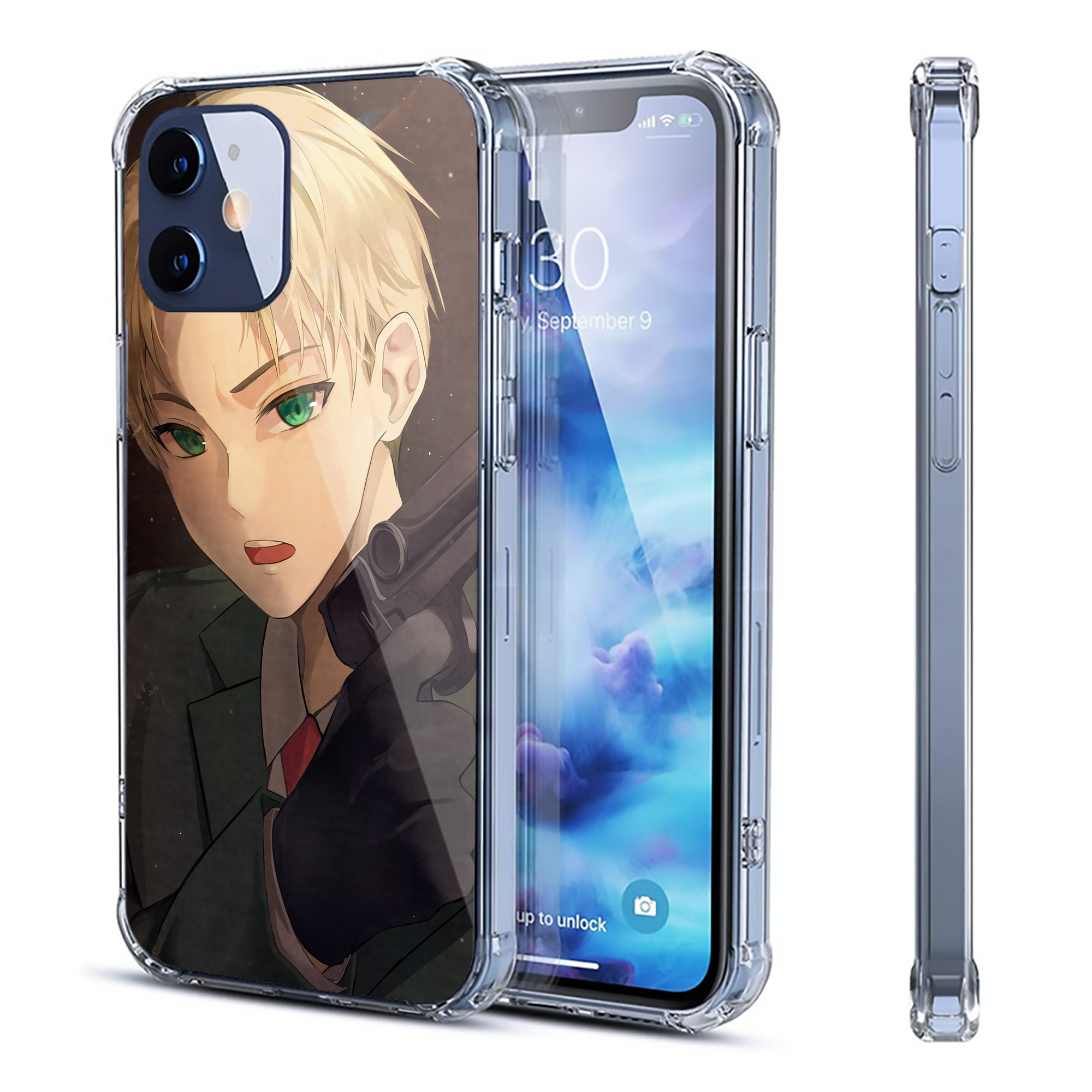 （画像用） SPY×FAMILY间谍家家酒 【iPhone 12シリーズ対応】透明スマホケース（クリアソフトケース）